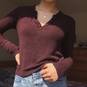 burgundy brandy sweater